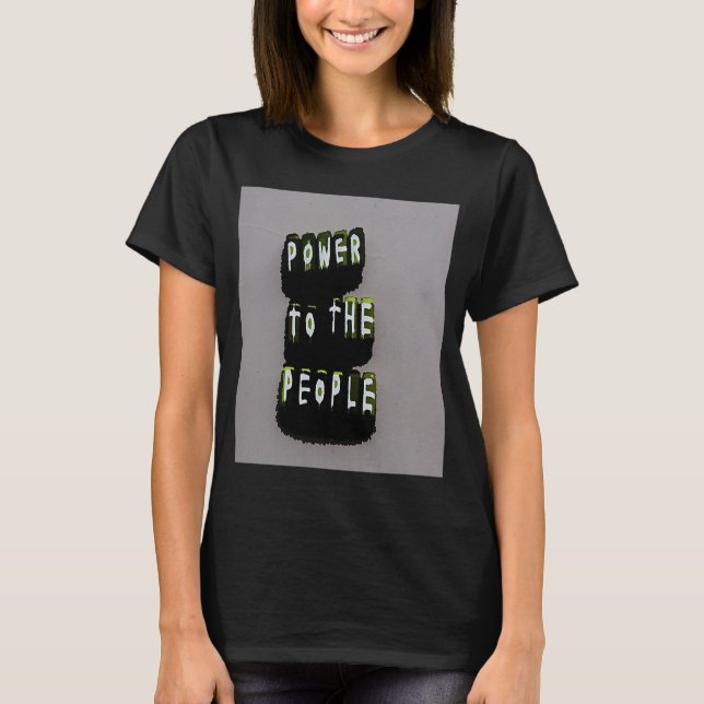 makt till folket t shirt (Framsida)