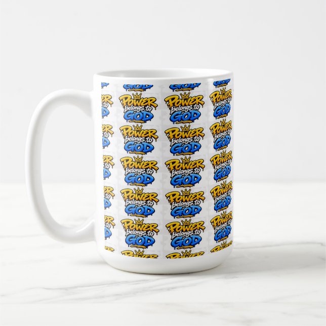Makt tillhör Gud Kaffemugg (Vänster)