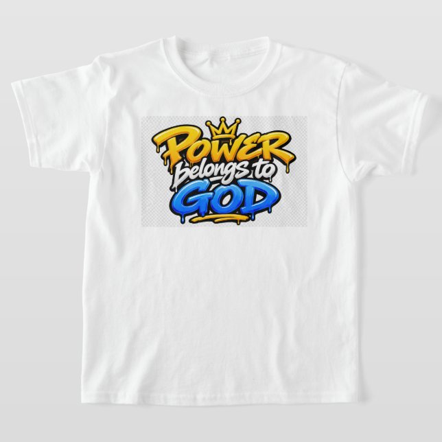 Makt tillhör Gud T Shirt (Laydown)