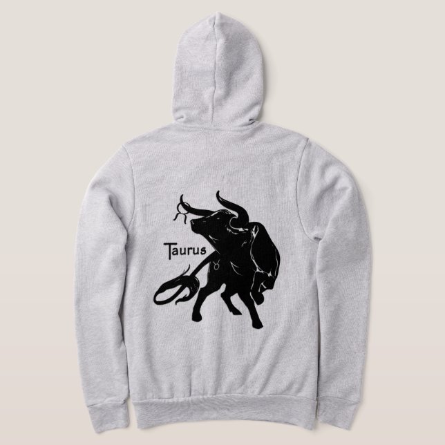 Mäktiga Oxen Stjärntecken T Shirt (Laydown Baksida)