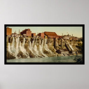 Mal amerikankusten Niagara 1900 Poster