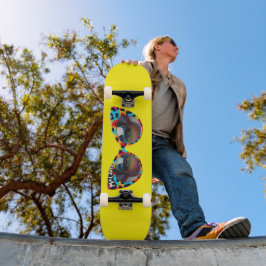 MAL ANTIE / Crazy Aunt Afrikaans humor Mini Skateboard Bräda 18,5 Cm