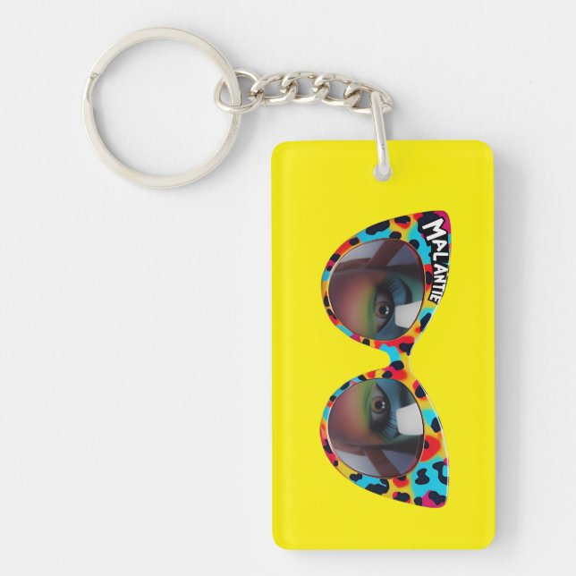 MAL ANTIE Crazy Aunt Afrikaanse Humor cosmetic bag Nyckelring (Framsidan)