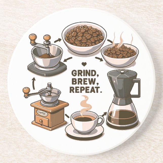Mal Brew Upprepa Underlägg (Framsidan)