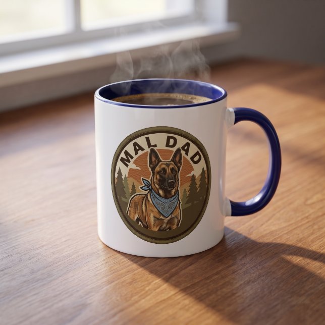 Mal Dad Kaffekopp Belgisk Malinois Pappa Maligator (Skapare uppladdad)