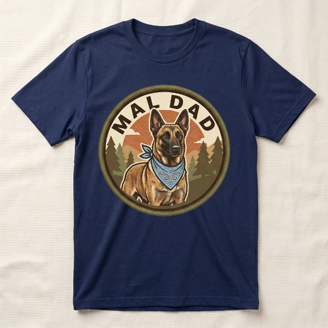 Mal Dad Tee | Belgisk Malinois Maligatorpresent (Skapare uppladdad)
