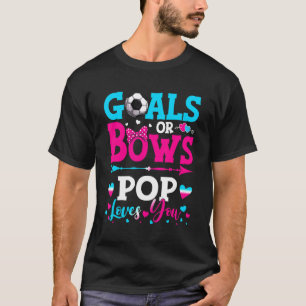 Mål eller Bows-Kärlek som du Gender Visa Baby T Shirt
