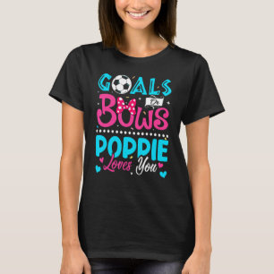Mål eller fågel Poppie Kärlek du Gender Visa Baby T Shirt