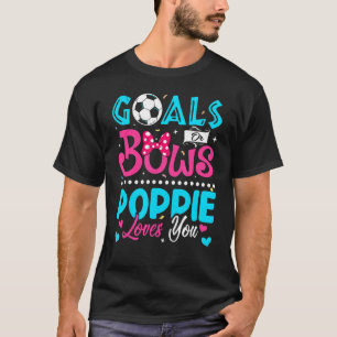 Mål eller fågel Poppie Kärlek du Gender Visa Baby T Shirt
