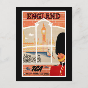 Mål: Englands reseaffisch Vykort
