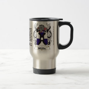 Mal familjvapensköldtravel mug resemugg