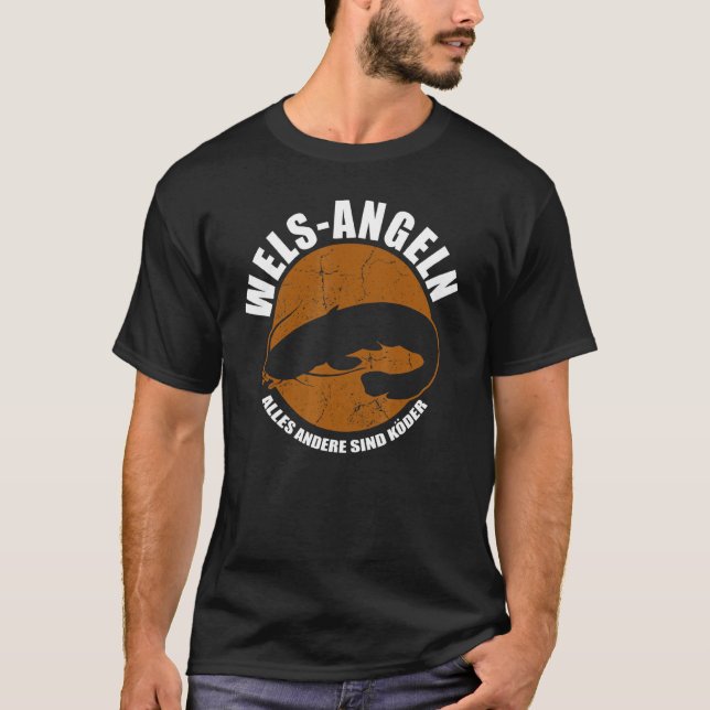 Mal Fiske Allt Annat Är Lockbete T Shirt (Framsida)