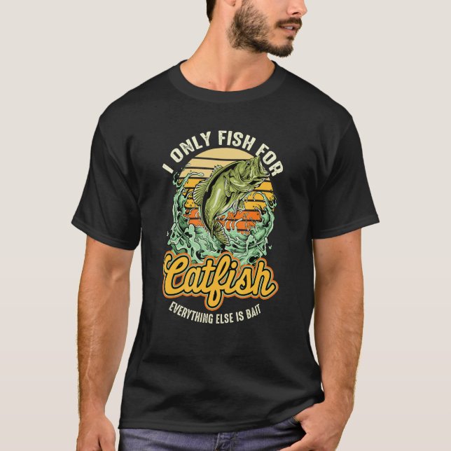 Mal Fiske Mal Fiskare T Shirt (Framsida)