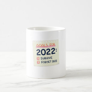 Mål för 2022: Överlev, glöm 2021 Kaffemugg