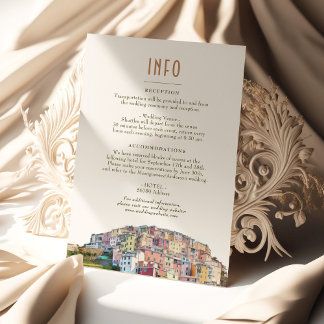 Mål för Amalfi Kusten Italien Infoga INFO-informat Inbjudningar