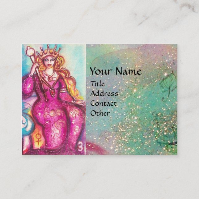 MÅL FÖR BORTTAPPADEN SHADOWS/EMPRESS VISITKORT (Framsida)