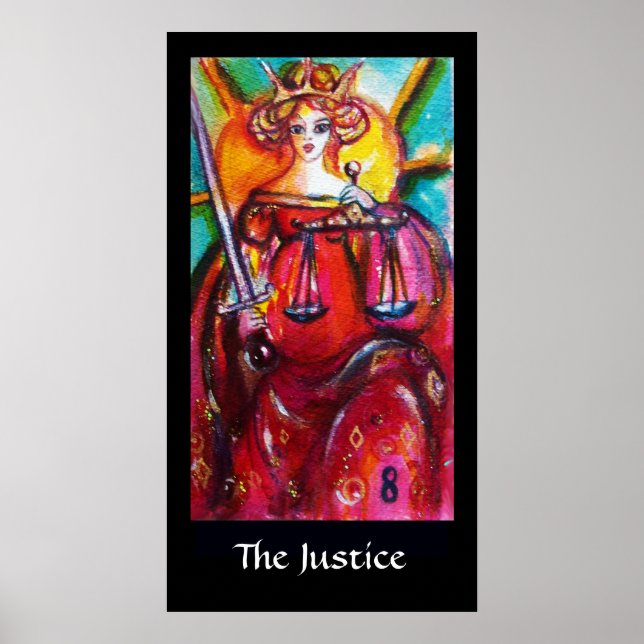 MÅL FÖR BORTTAPPADEN SHADOWS/JUSTICE POSTER (Framsidan)
