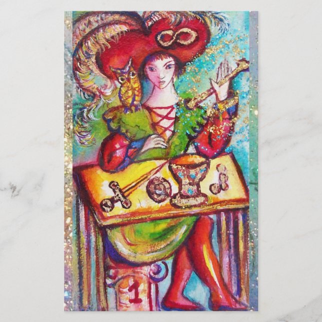 MÅL FÖR BORTTAPPADEN SHADOWS/MAGICIAN BREVPAPPER (Framsida)