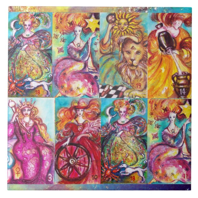 MÅL FÖR BORTTAPPADEN SHADOWS /STAR,MÅNE,SOL,EMPRES KAKELPLATTA (Framsidan)