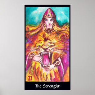 MÅL FÖR BORTTAPPADEN SHADOWS /Strength / Fortitude Poster