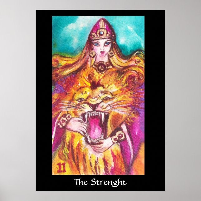MÅL FÖR BORTTAPPADEN SHADOWS /Strength / Fortitude Poster (Framsidan)