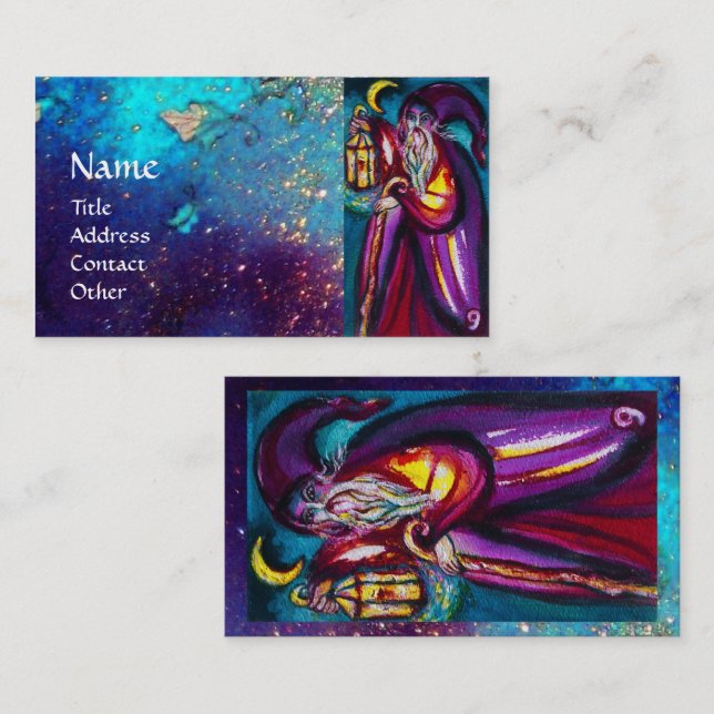 MÅL FÖR BORTTAPPADEN SKADOWS/HERMIT VISITKORT (Fram/baksida)