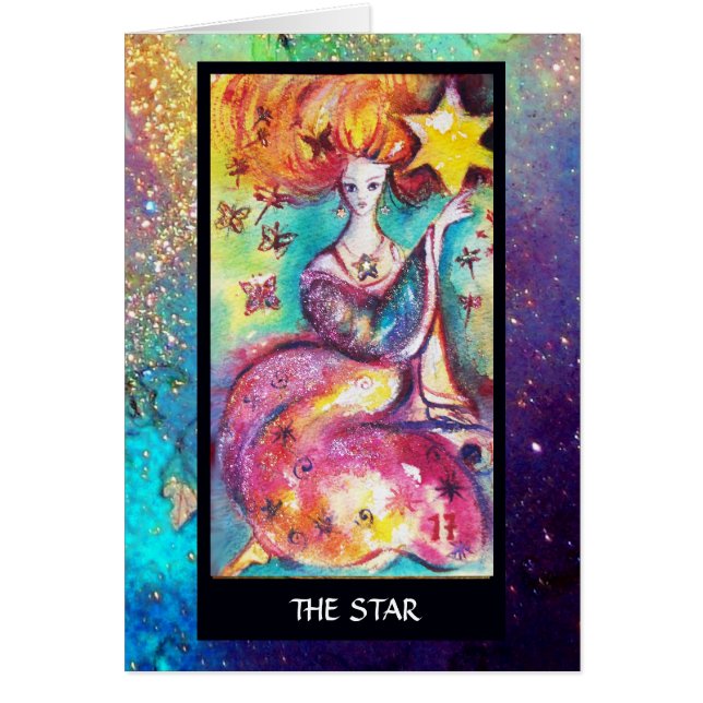 MÅL FÖR BORTTAPPADEN SKADOWS/STAR HÄLSNINGSKORT (Framsidan)