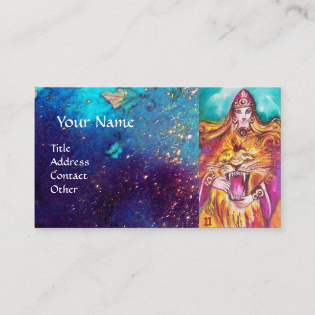 MÅL FÖR BORTTAPPADEN SKADOWS/STRENGHT/FORTITUDE VISITKORT (Framsida)