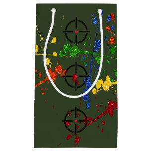 Mål för glitter Paintball Party