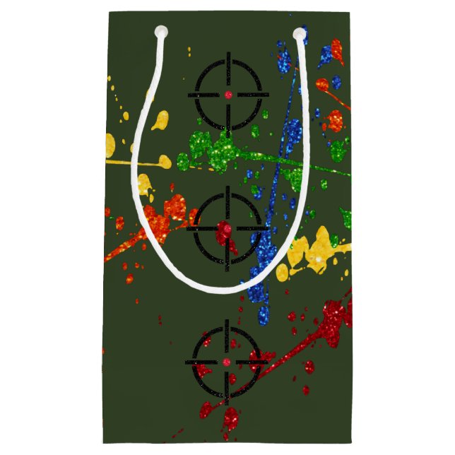 Mål för glitter Paintball Party (Framsidan)