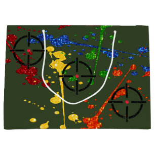 Mål för glitter Paintball Party