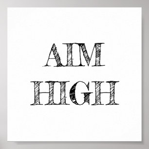 Mål för högminimalistisk Poster