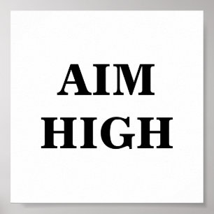 Mål för högminimalistisk Poster