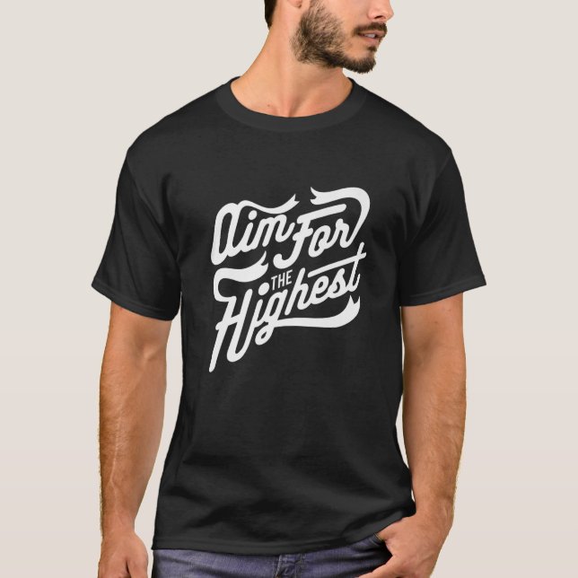 Mål för högsta möjliga motivation t shirt (Framsida)