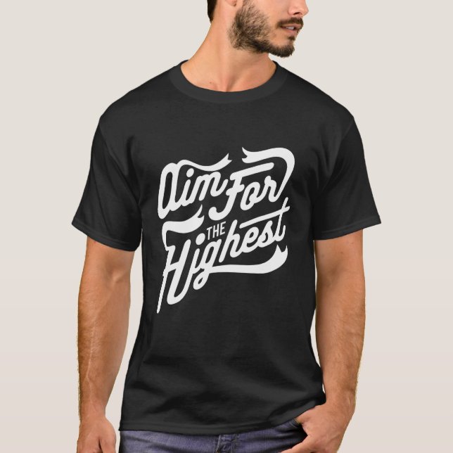 Mål för högsta möjliga motivation t shirt (Framsida)