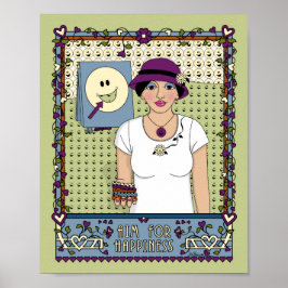 Mål för lycka_A_8x10 Poster