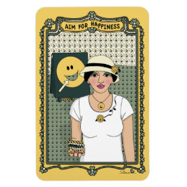 Mål för lycka_C_4x6-kylmagnet Magnet