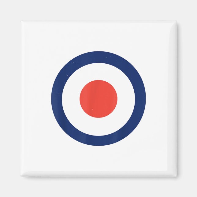 Mål för Mod mål för Luft Force Bullseye Target _1 Magnet (Framsidan)