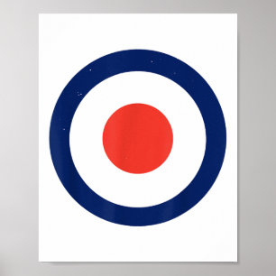 Mål för Mod mål för Luft Force Bullseye Target _1 Poster