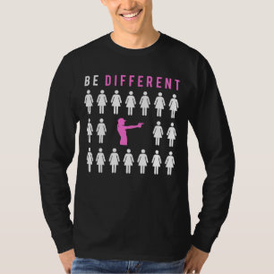 Mål för Roligt: Vapenstötning - vara annorlunda än T Shirt