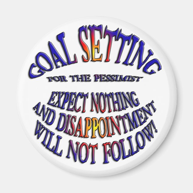 Mål: Förvänta inget Magnet (Framsidan)