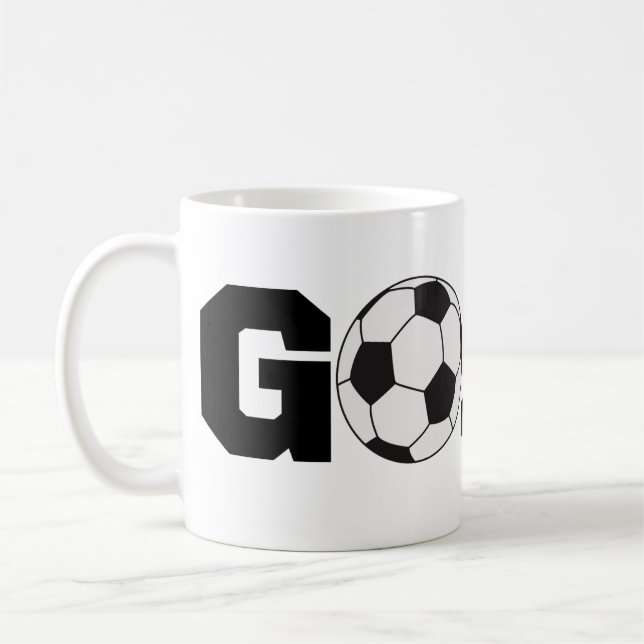 Mål! Fotbollkaffekopp Kaffemugg (Vänster)