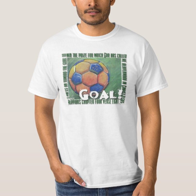 Mål! Fotbollt-skjorta Tee (Framsida)