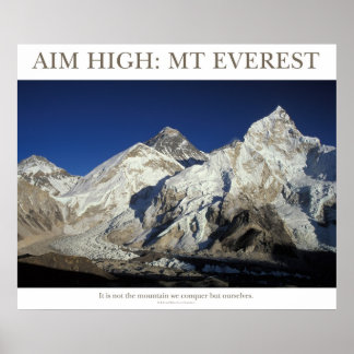 Mål högt: Mt Everest Poster