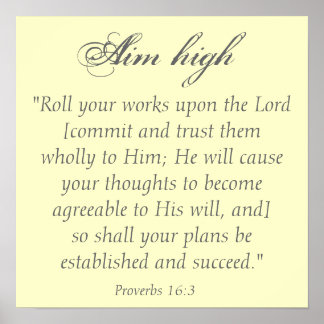 Mål högt poster