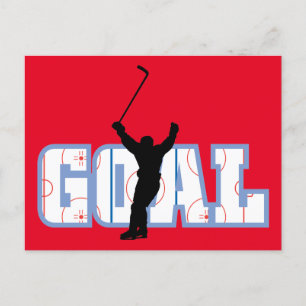Mål - Ice Hockey Score - Idrottsgåvor Vykort