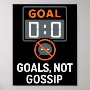 Mål Inte Skvaller Fotbollsfans Resultattavla Ikon  Poster