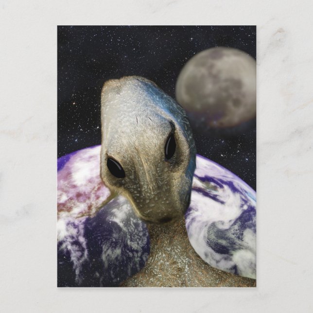 Mål: Jord Vykort (Framsida)