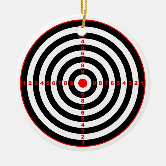 Mål Julgransprydnad Keramik (Framsidan)