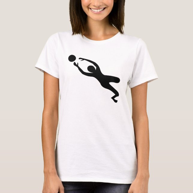 Mål Keeper - Black T Shirt (Framsida)